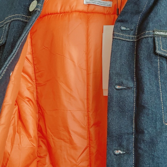 CALVIN KLEIN DENIM WINTER JACKET- S - Picture 5 of 13